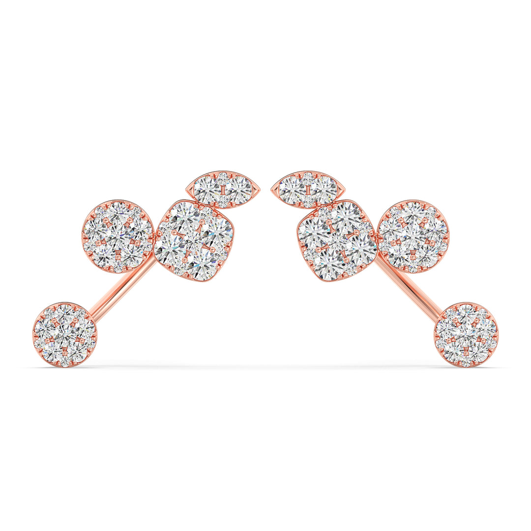 Round Diamond Stud Earrings – U & I Co.